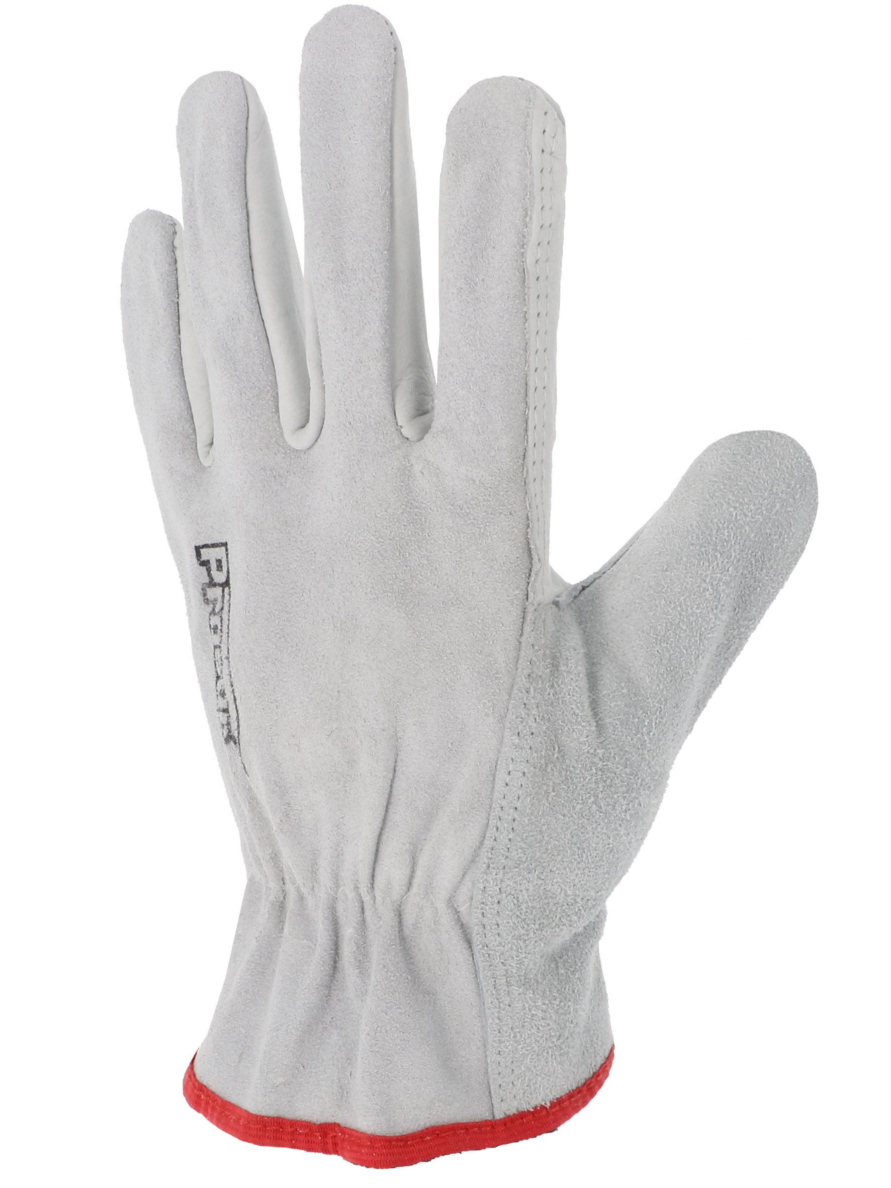 Gant paume fleur de bovin. Dos croûte.50FC