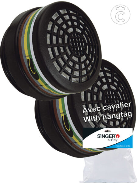 Filtre ABEK1P3 (galette). Pour DM756C, DM756S