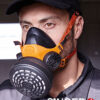 Demi-masque respiratoire. En caoutchouc.DM761C
