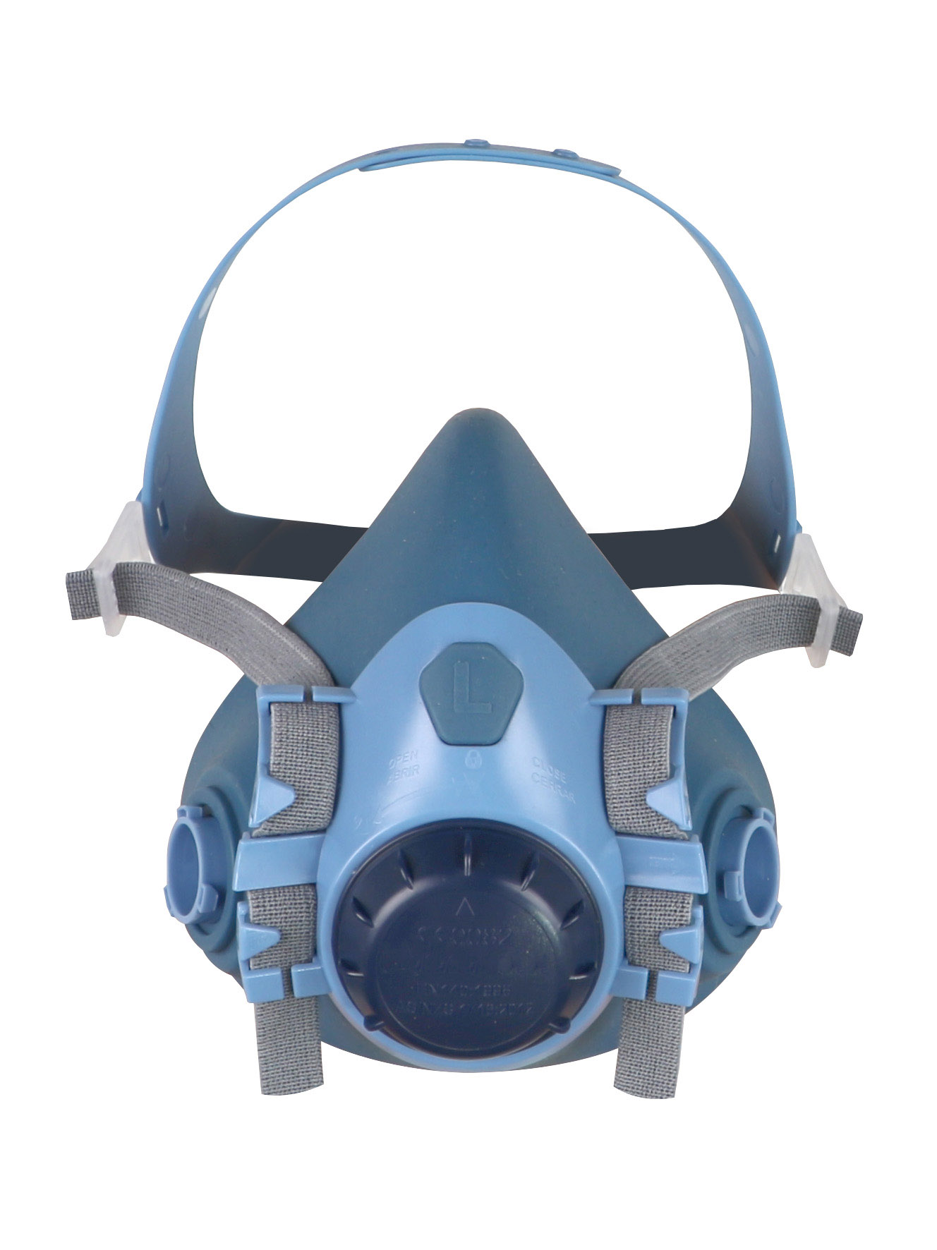 Demi-masque respiratoire en silicone.DMS00