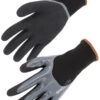 Gants nylon 3/4 enduits nitrile doublecouche,GRIP134