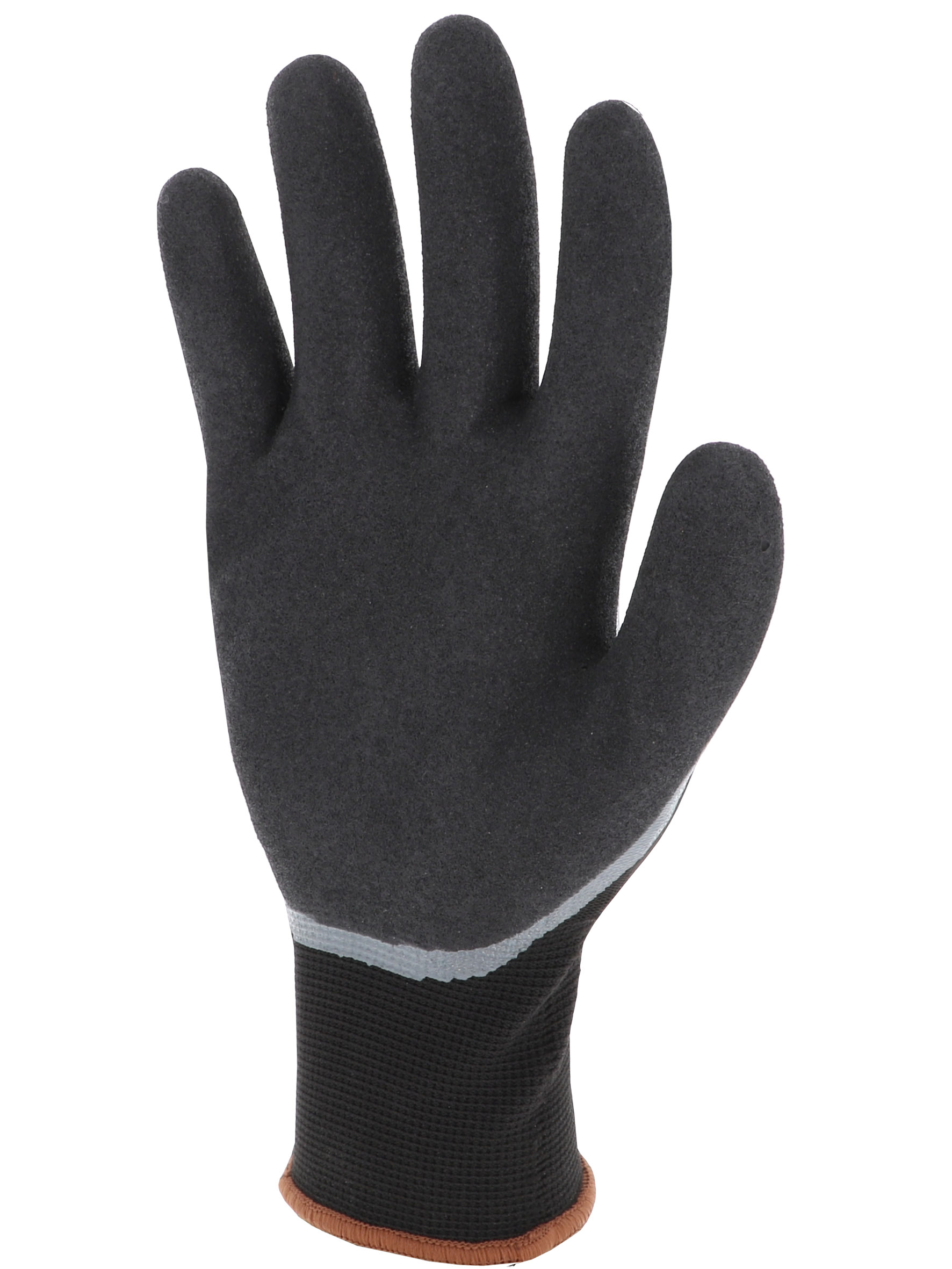 Gants nylon 3/4 enduits nitrile doublecouche,GRIP134