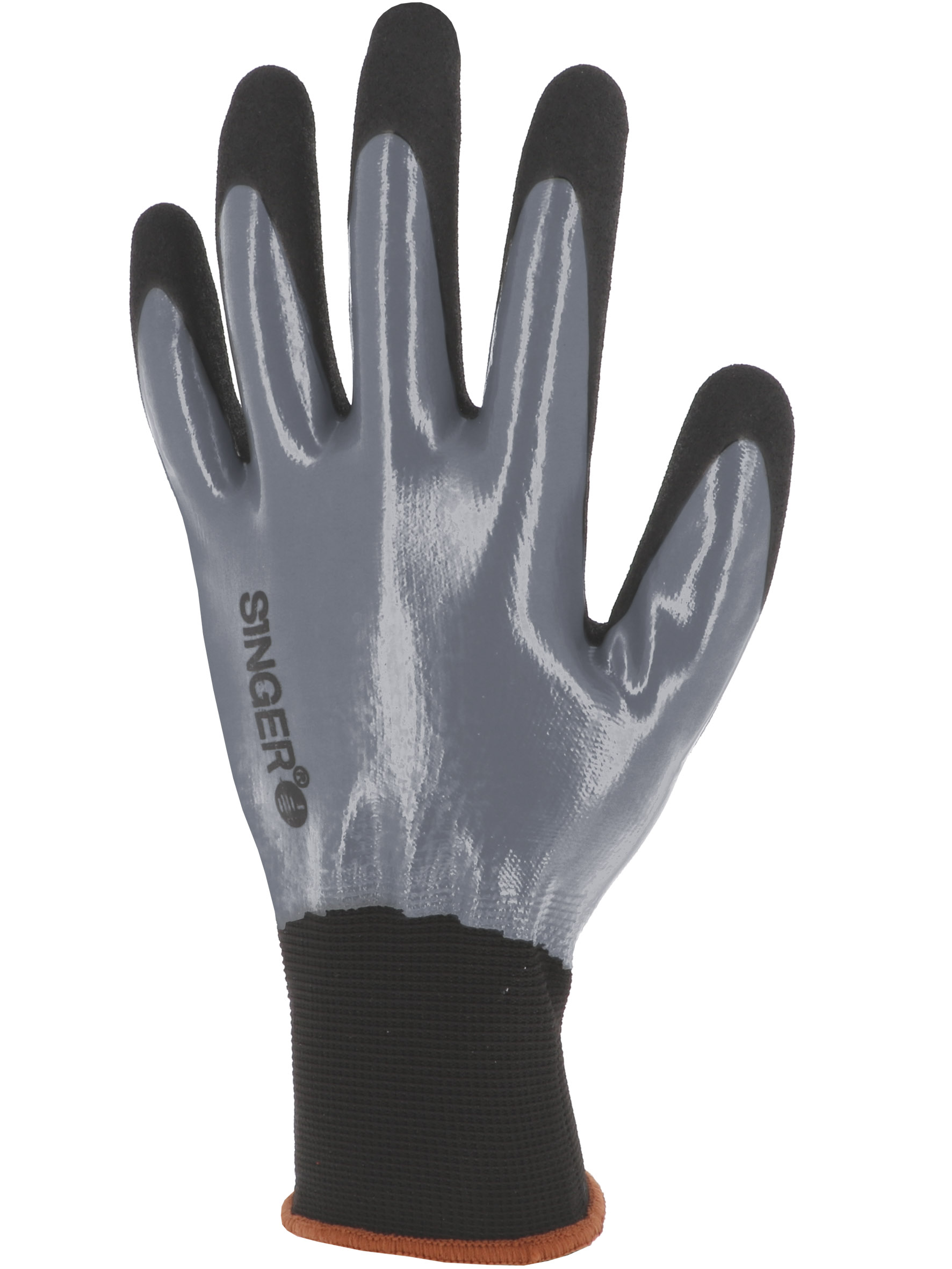 Gants nylon enduits nitrile double couche.GRIP157