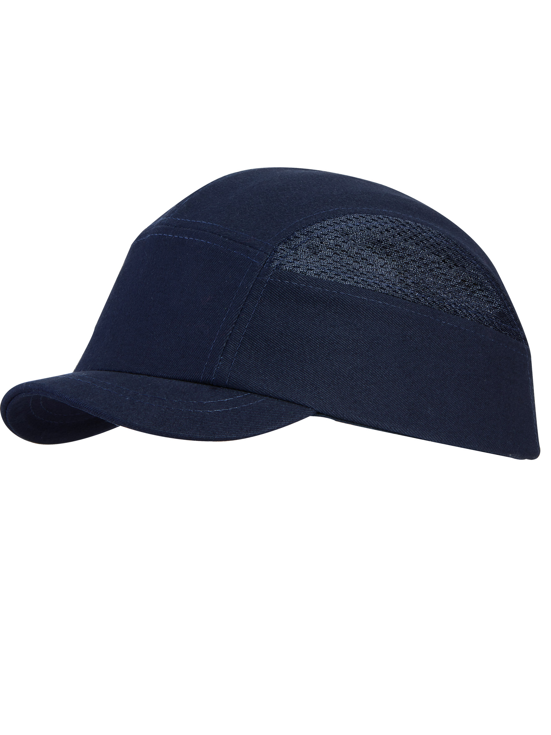 Casquette anti-heurt visière courte pourl'industrie. Bleu HG916B