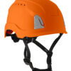 Casque de protection aéré orange HIMAO