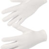 Gant coton interlock blanchi avec ourlet. Version légère.JBP100SW