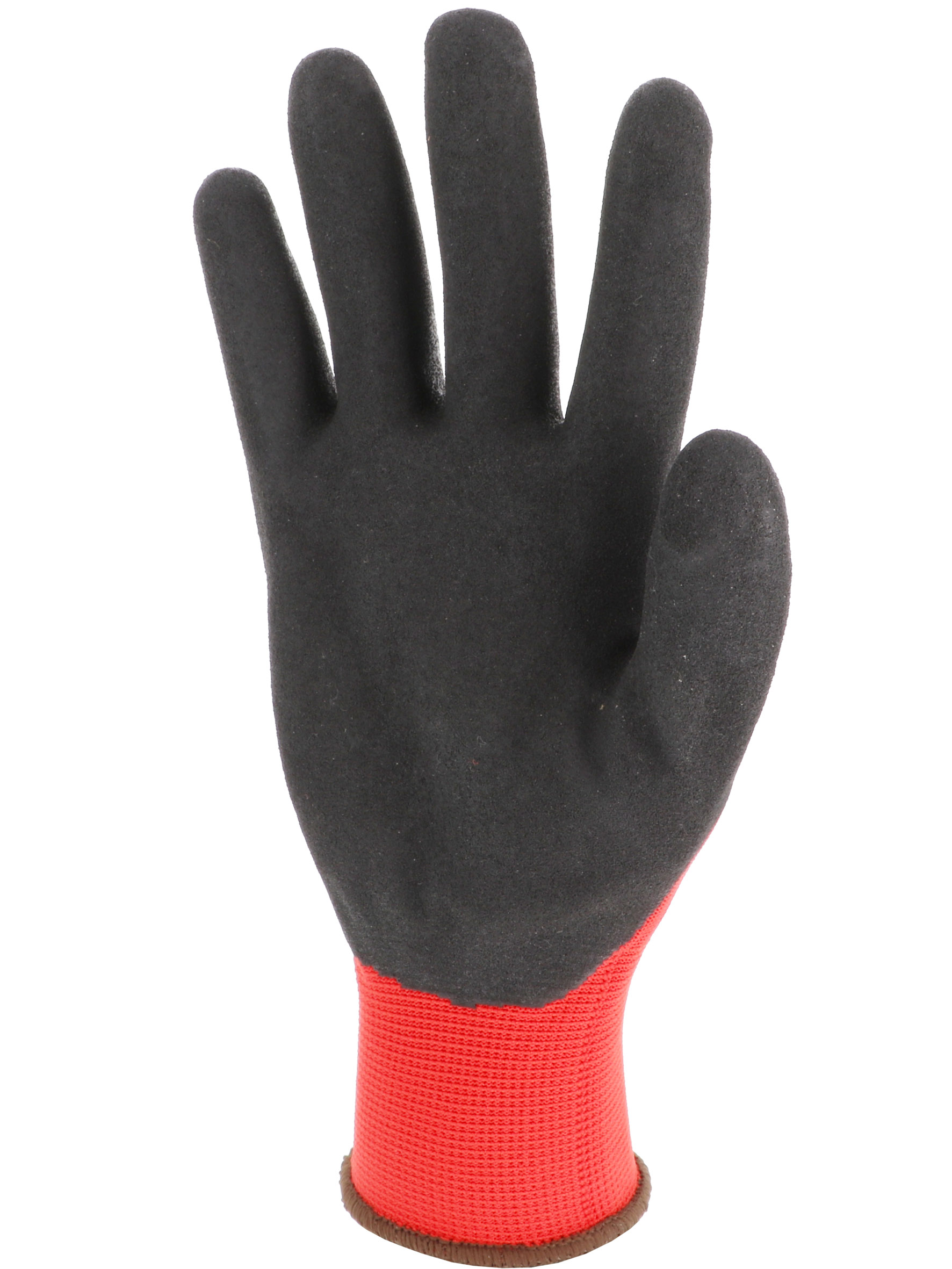 Gant latex mousse. Support polyester. Dos aéré. Jauge 13.NYM13LAT