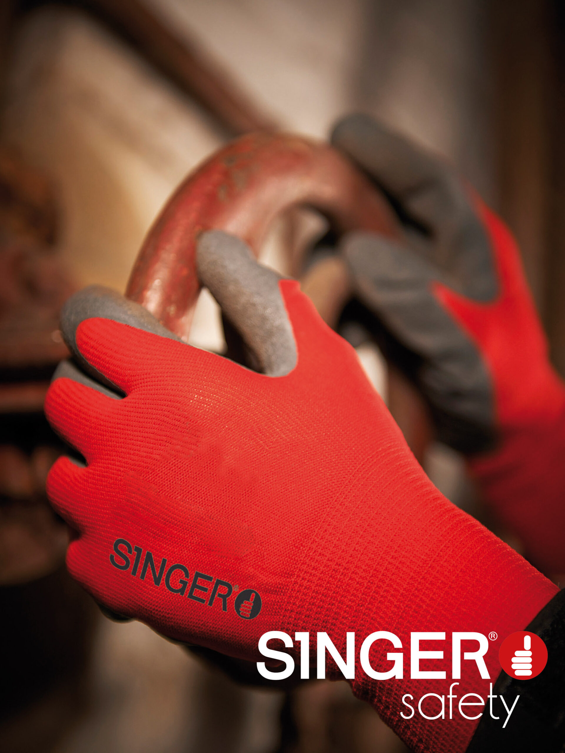 Gant latex. Support polyamide. Dos aéré.Jauge 15.NYM15LG