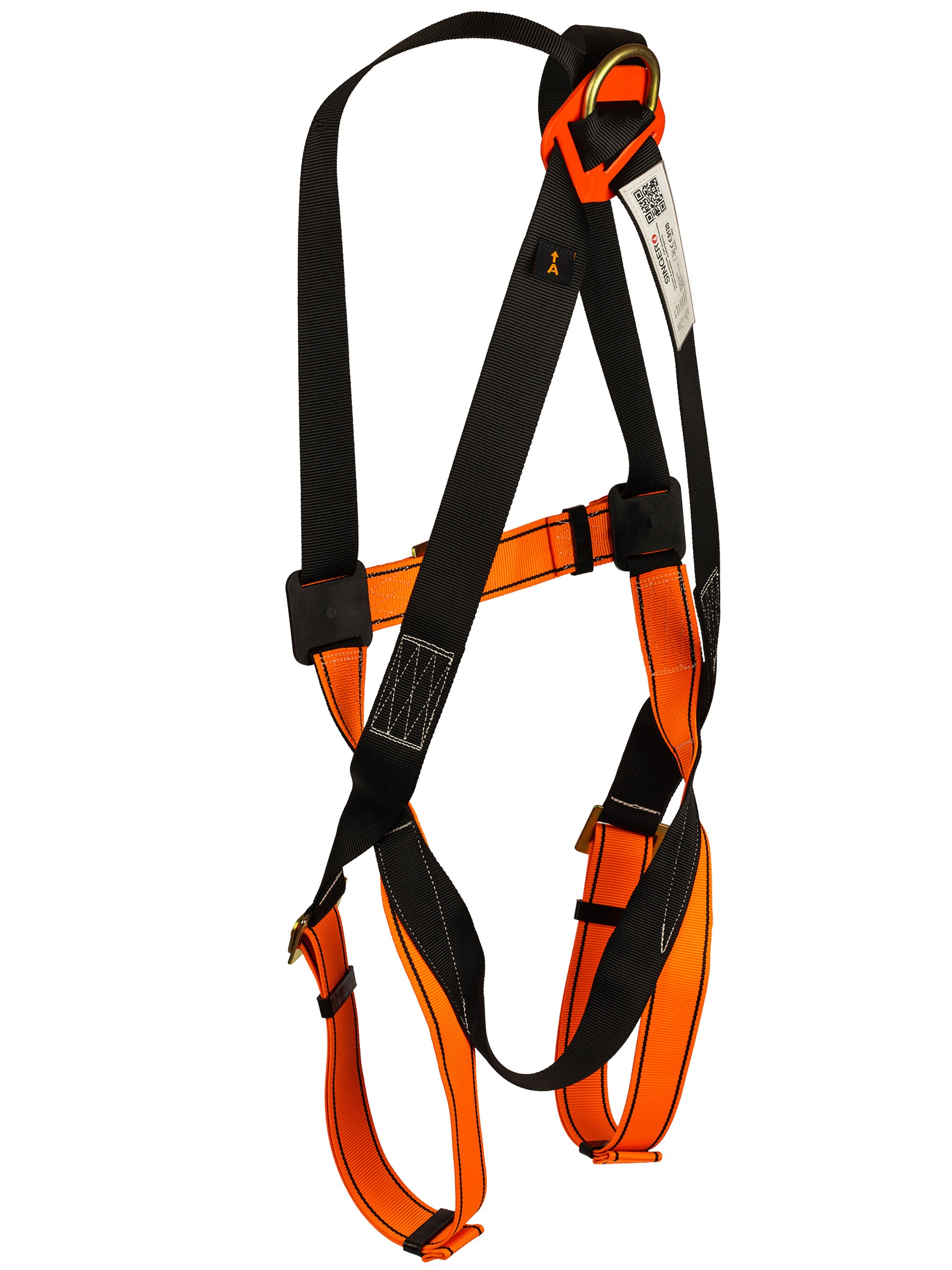 Harnais d'antichute. 1 point d'ancrage dorsal. Sangles réglables. HARRIONE