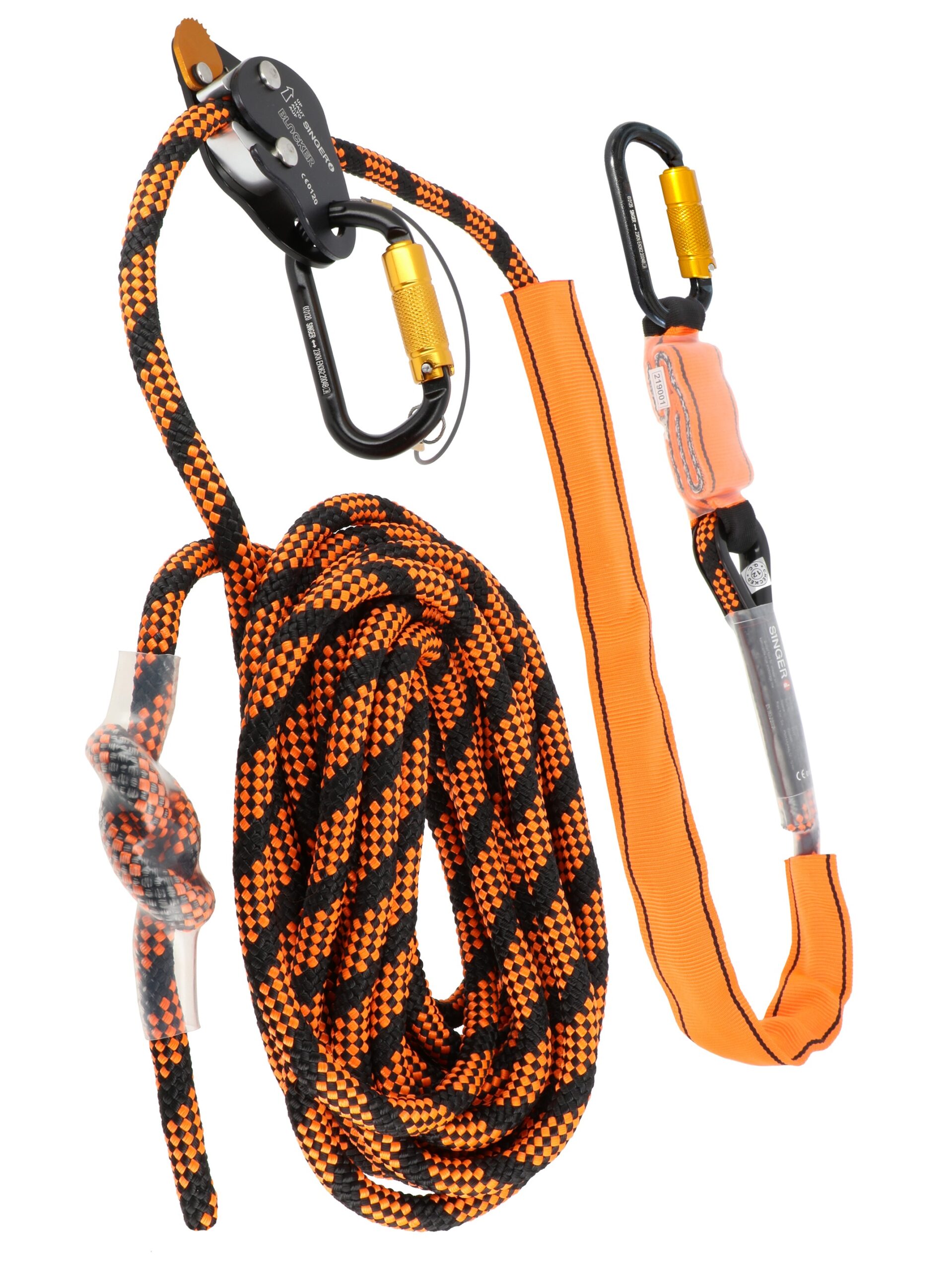 Antichute mobile en aluminium sur corde STOPLUX100