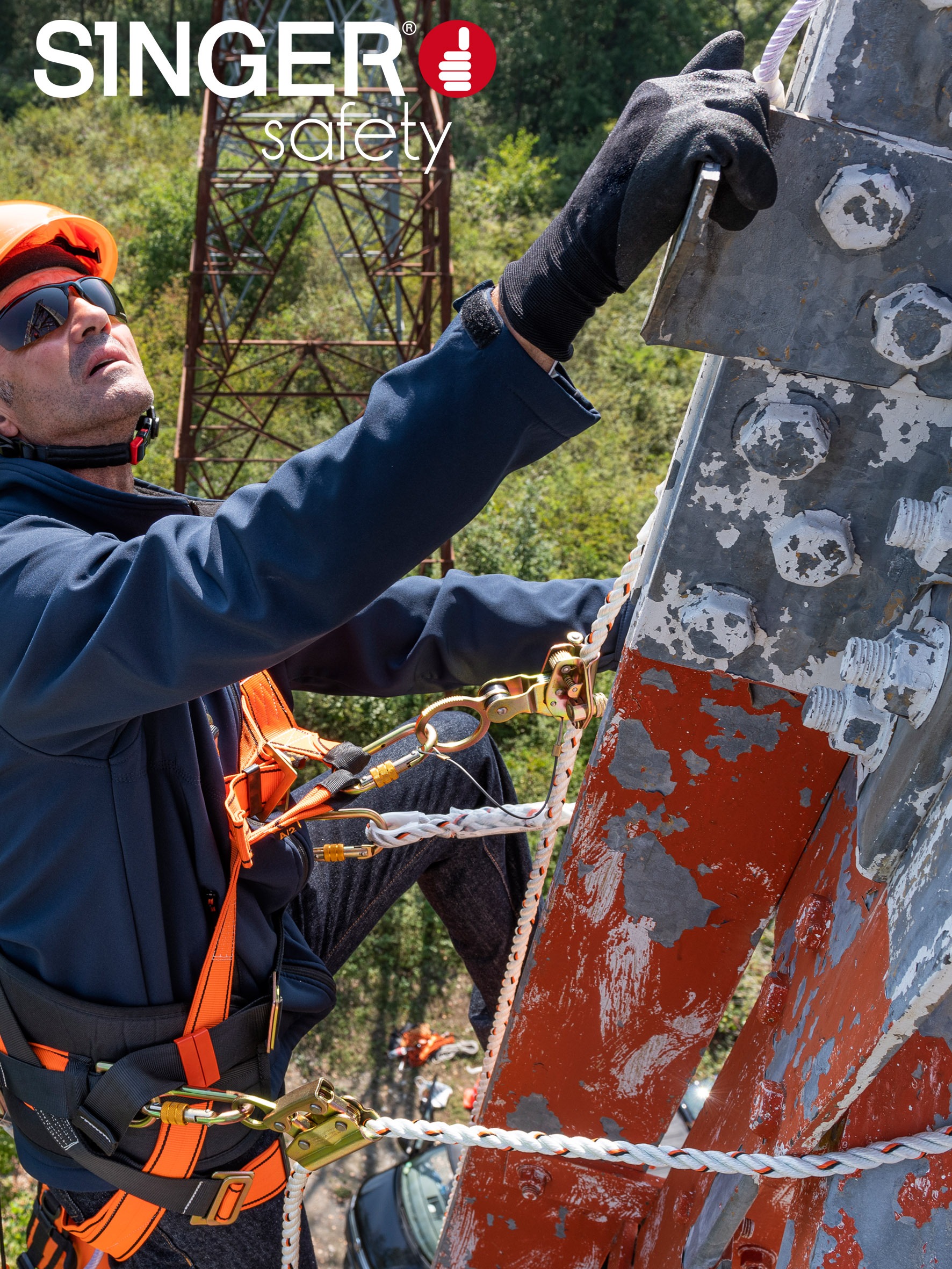 Longe de maintien au poste de travail. WORKPRO